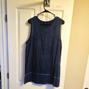 J Jill Pure Jill indigo tunic- L